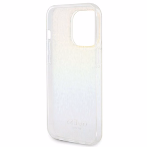 Guess IML Faceted Mirror Disco Iridescent dėklas telefonui iPhone 15 Pro – įvairiaspalvis