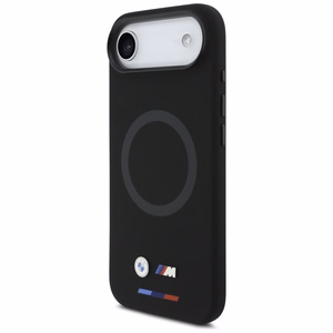 BMW M Silicon Logo MagSafe Dėklas for iPhone Air - juodas