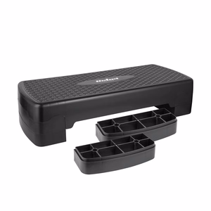 REBEL ACTIVE Fitness Step 3 Levels Black
