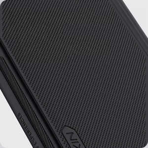 Nillkin Super Frosted Shield Fold Magnetinis dėklas Samsung Galaxy Z Fold 7, MagSafe suderinamas, su S Pen Space - juodas