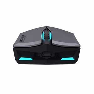 Machenike M721 belaidė žaidimų pelė, 10000 DPI, su RGB apšvietimu, juoda