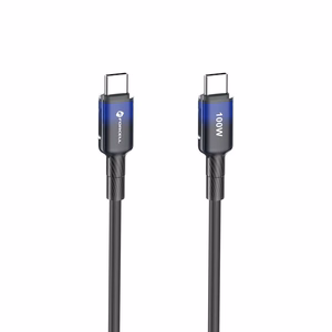 Кабель USB C to USB C Forcell F-Energy QC4.0 PD 5A 100W Gradient 1 m C357 чёрный
