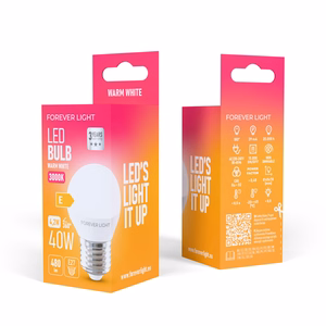 Forever Light LED lemputė E27 G45 4.2W 480lm 3000K, E klasė