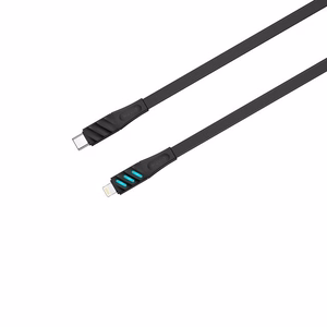 Havit CB6255 - USB įkrovimo laidas Type C į Lightning, 1 m (juodas)