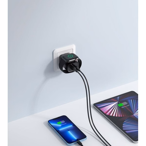 Phone charger VEGER USB A + Typ C + wireless charger compatible with Apple Watch PD QC3.0 3A 25W W002E white