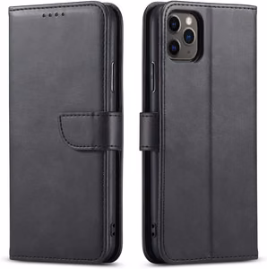 Dėklas Wallet Case Xiaomi Redmi Note 14 Pro Plus 5G juodas
