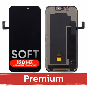 Ekranas skirtas iPhone 17 Pro juodas (SOFT OLED / Stable 120Hz / Premium) *Self-Diagnosable*