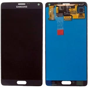 LCD ekranas Samsung N910 Note 4 su lietimo ekranu juodas originalus (paslaugų paketas)