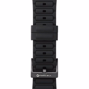 FORCELL F-DESIGN FA06 silikoninis dirželis APPLE laikrodžiui 38 / 40 / 41 mm juodas
