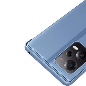 Clear View dėklas Xiaomi 13 Lite dangtelis su atverčiamu dangteliu juodas
