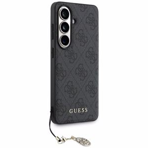 Guess dėklas 4G Classic Logo Charm MagSafe for Samsung Galaxy S26 juodas
