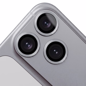 TFO camera lens protector set for Apple iPhone 18 Pro Max, silver