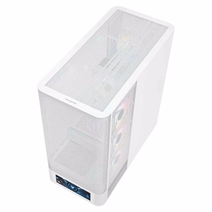 MODECOM Volcano AQ500 ARGB Midi baltas