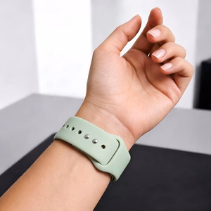 Tech-Protect silikoninis dirželis Apple Watch 40/41/42 mm laikrodžiui, šviesiai žalias