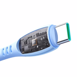 Joyroom S-A59 Vibrant Series 3A кабель USB-A — USB-C 1.2м синий