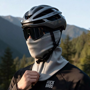 Rockbros LF25949 elastinga aksominė balaklava – pilka