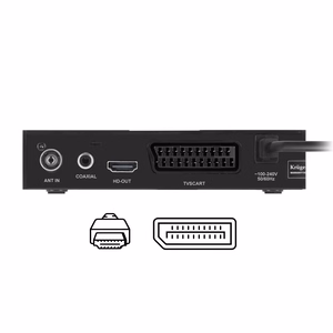 Krüger&Matz KM0550D – DVB-T2 H.265 HEVC tuner