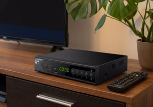 Esperanza EV106P skaitmeninis DVB-T2 H.265/HEVC imtuvas, juodas