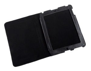 Natūralios odos dėklas Apple iPad 2, juodas