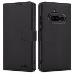 Tech-Protect Dėklas su pinigine Nothing Phone 3A - matinis juodas