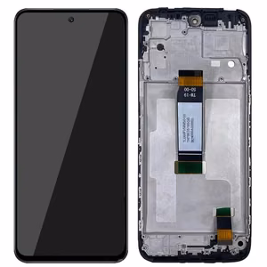 LCD экран Xiaomi Redmi 12 4G/12 5G/Poco M6 Pro 5G с сенсорным экраном и рамкой черный ORG