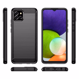 Carbon Чехол гибкий для Samsung A03S EU (166.5) чёрный