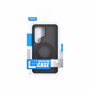 Rock Rotating Stand Soft Touch Series магнитный для Samsung Galaxy S26 Ultra чёрный