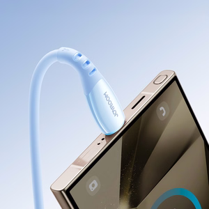 Joyroom S-A59 Vibrant Series 3A кабель USB-A — USB-C 1.2м синий