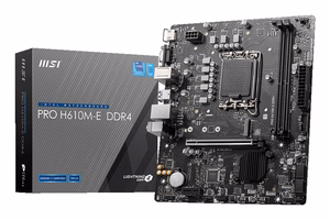 MSI PRO H610M-E DDR4 pagrindinė plokštė Intel H610 LGA 1700 micro ATX