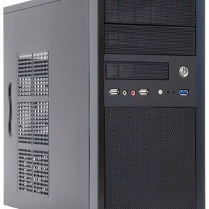 Chieftec CT-01B-OP kompiuterio korpusas, MiniTower, MicroATX, juodas