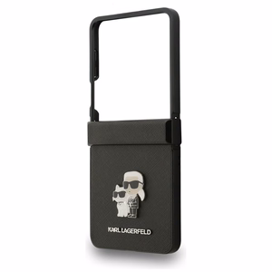 KARL LAGERFELD чехол для SAMSUNG Z Flip7 KLHCZF7SAPKCNPK (Saffiano KC PIN) чёрный