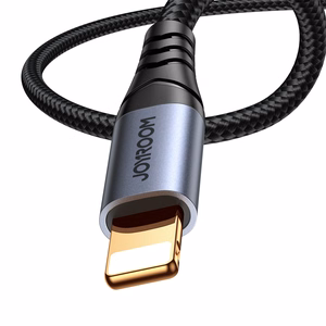 Audio adapteris Joyroom (SY-A06) lightning į 3,5mm(p) juodas 1.2m