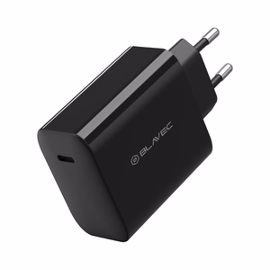 Blavec sieninis įkroviklis BC-8 GaN4 - Type C - PD QC 65W 3A (TCBC8G4-CB653A) juodas