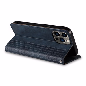 Magnet Strap Case чехол для Samsung Galaxy S23 Ultra флип-кошелёк мини-ремешок подставка синий