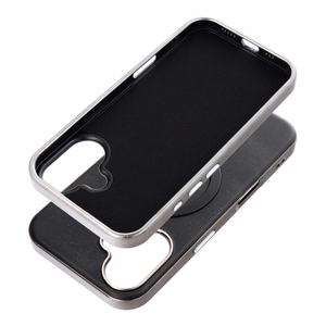 Case for iPhone 15 PRO MAX Gentleman Mag Cover compatible with MagSafe black