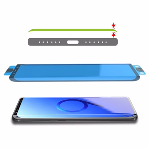 3D Edge Nano Flexi Glass Hybrid viso ekrano apsauga su rėmu skirta Xiaomi Mi 11 skaidrus
