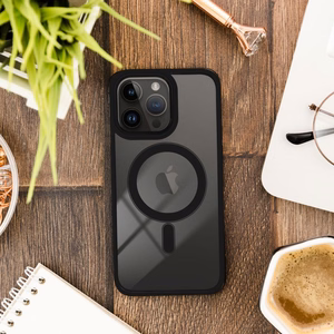Case for iPhone 11 PRO Color Edge Mag Cover compatible with MagSafe black