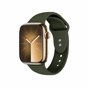 Crong Liquid dirželis, skirtas Apple Watch 38 / 40 / 41 / 42 mm, žalias