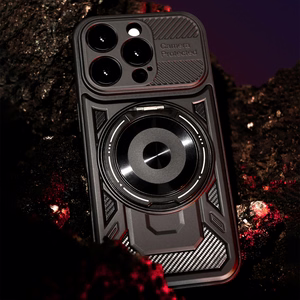 Defender Armor Mag dėklas for iPhone 17 Pro Max 6,9" juodas