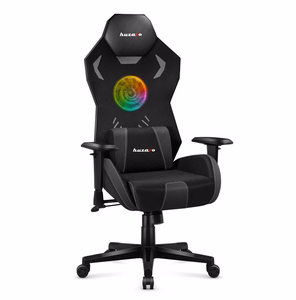 Huzaro Combat 7.6 RGB Black gaming chair with fan