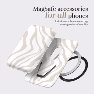 MIO Sandy Zebra Magsafe Case Compatible Card Holder