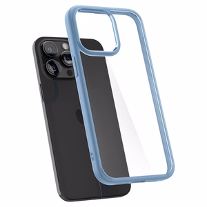 Spigen Ultra Hybrid iPhone 15 Pro Max dėklas - šviesiai mėlynas