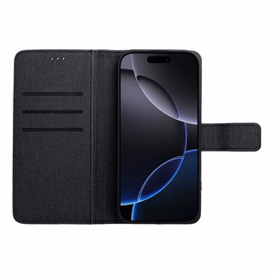 Dėklas telefonui (m) GOMMA Book HUAWEI P30 Lite - juodas (m)