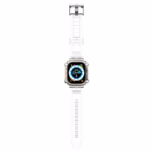 Spigen Rugged Armor Pro Case – Band with case for Apple Watch Ultra 49 mm (Clear))