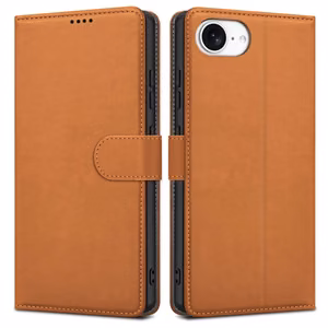 Dėklas Fancy Wallet Apple iPhone 11 rudas