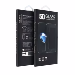 5D pilnai klijuojamas stiklas - skirtas Xiaomi Redmi Note 8 juodas