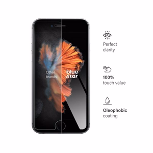 Tempered glass to iPhone 6 / 6S Blue Star