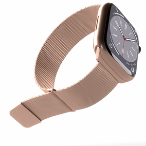 Puro Milanese nerūdijančio plieno Apple Watch dirželis 38/40/41mm - rožinis
