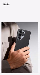 Benks Magnetic Armor Pro Kevlar чехол металлическая рамка 600D (G050) для Samsung Galaxy S26 Ultra чёрный