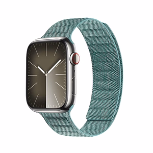 Crong Melange magnetic strap for Apple Watch 44 / 45 / 46 / 49 mm, turquoise melange